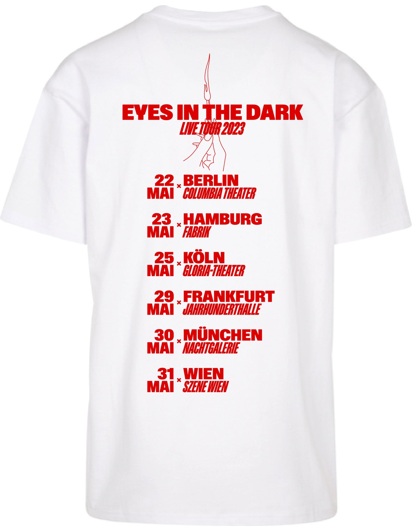 T-Shirt Tour weiß