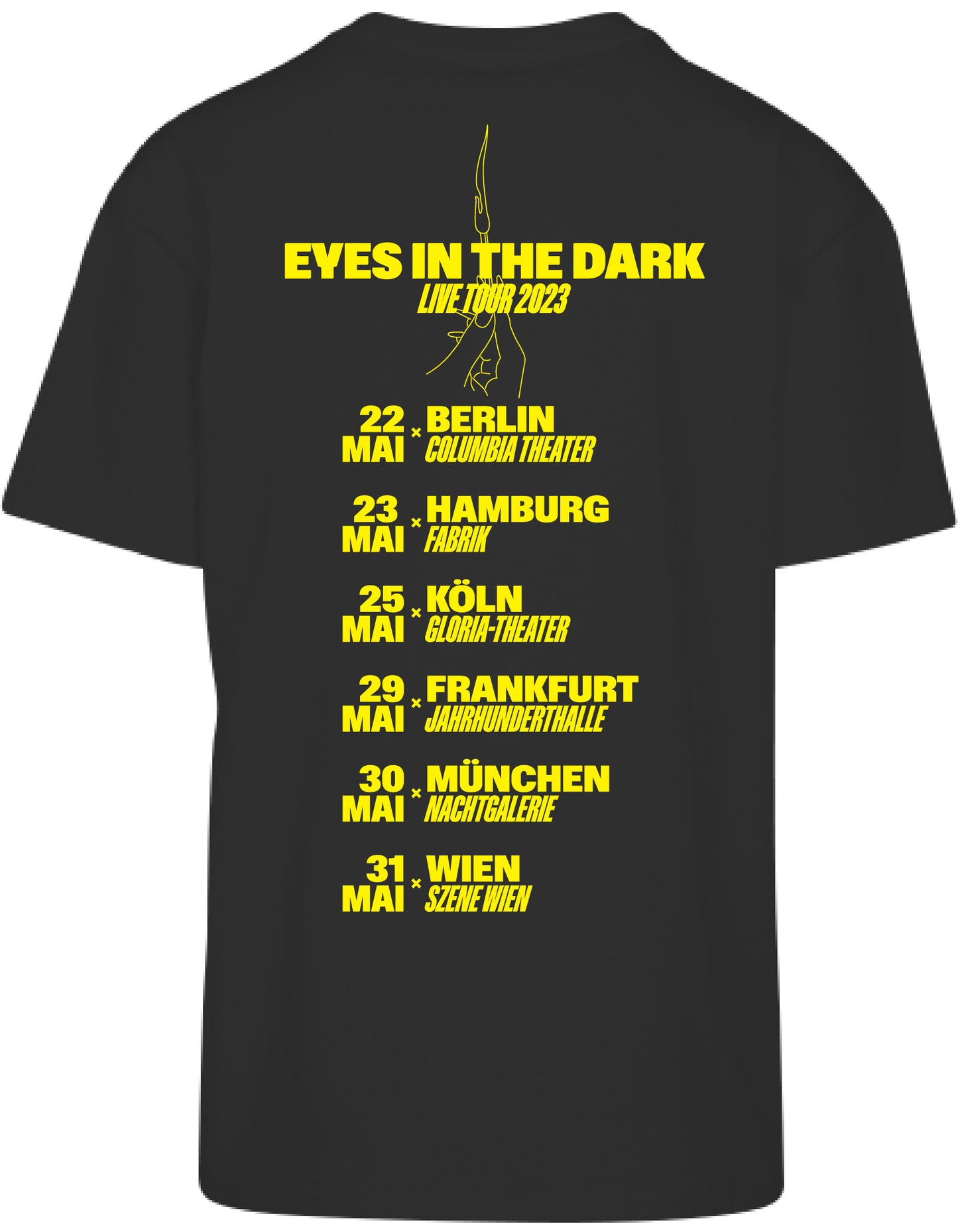 T-Shirt Tour schwarz