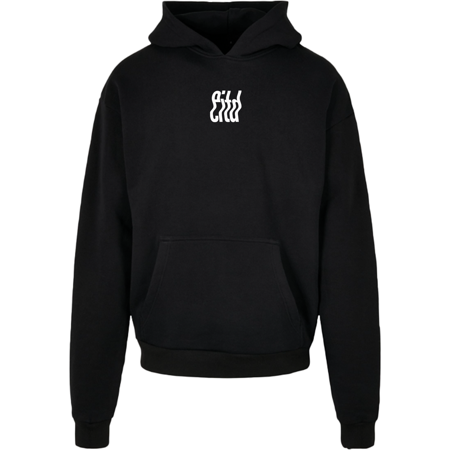 Premium Oversize Hoodie "EITD" Schwarz